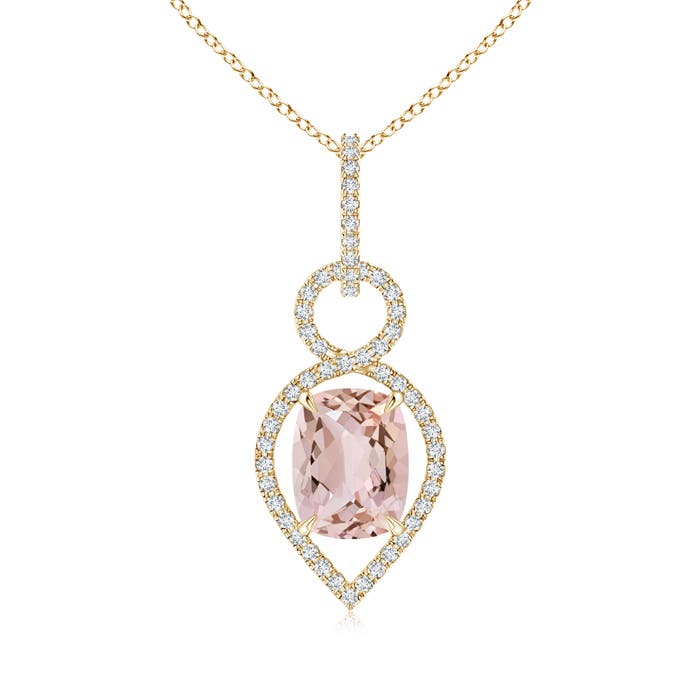 AA - Morganite / 2.07 CT / 14 KT Yellow Gold