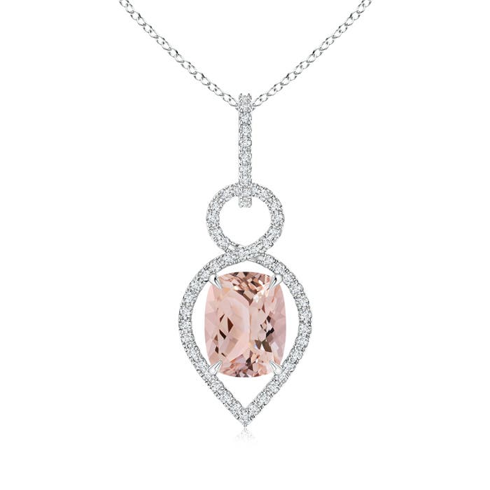 AAA - Morganite / 2.07 CT / 14 KT White Gold