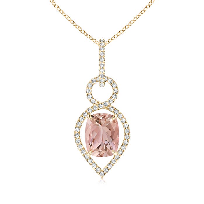 AAAA - Morganite / 2.07 CT / 14 KT Yellow Gold