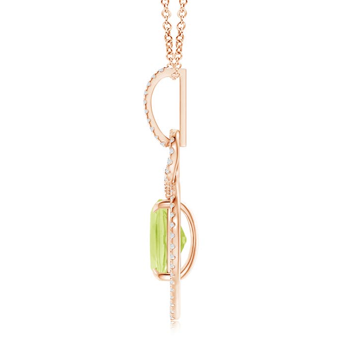 A - Peridot / 3.2 CT / 14 KT Rose Gold