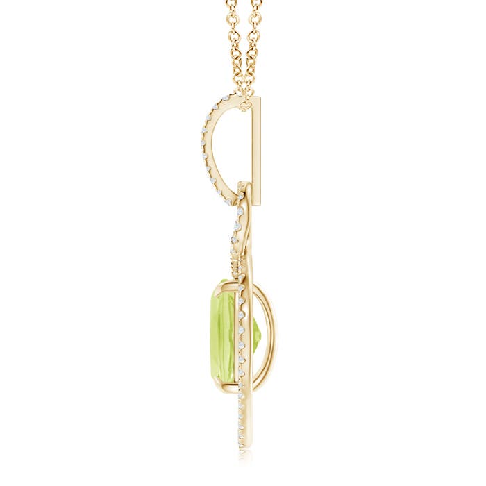 A - Peridot / 3.2 CT / 14 KT Yellow Gold