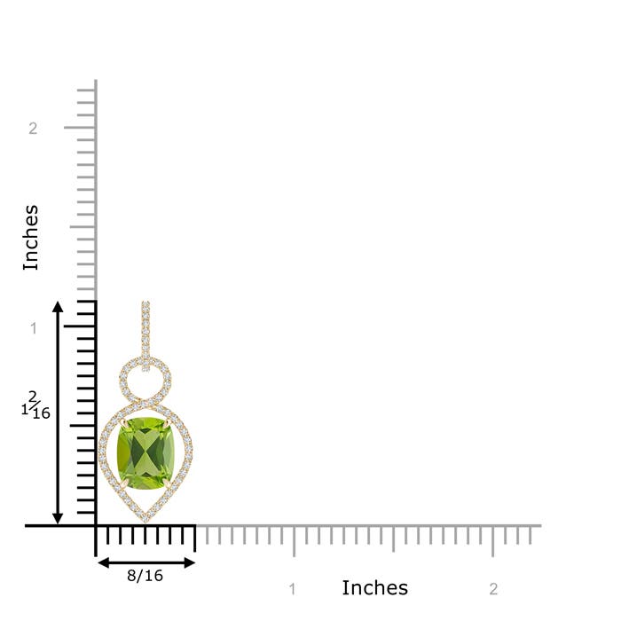 AAA - Peridot / 3.2 CT / 14 KT Yellow Gold