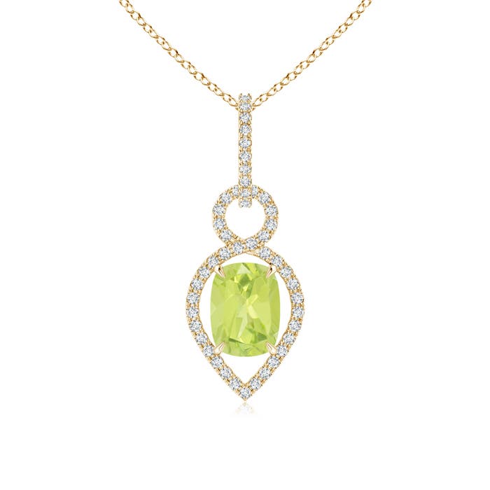 A - Peridot / 1.69 CT / 14 KT Yellow Gold