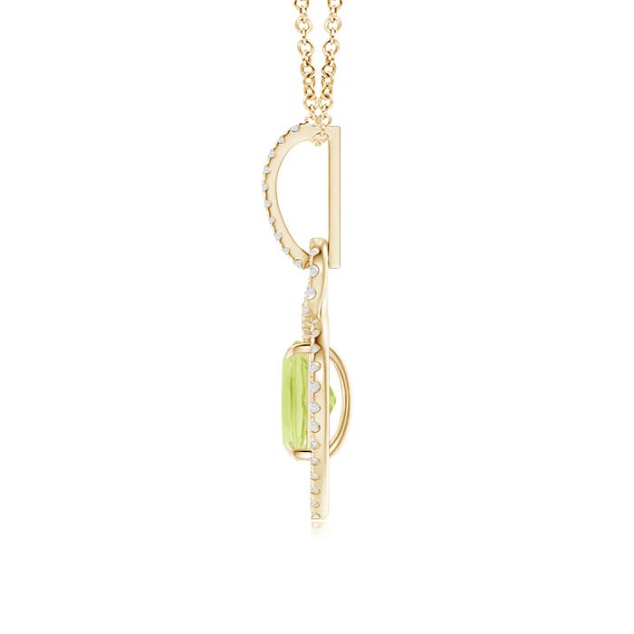 A - Peridot / 1.69 CT / 14 KT Yellow Gold