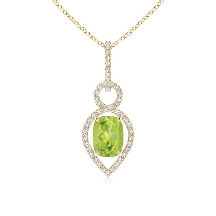 AA - Peridot / 1.69 CT / 14 KT Yellow Gold