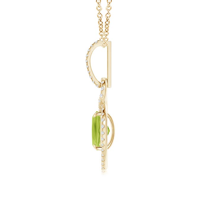 AA - Peridot / 1.69 CT / 14 KT Yellow Gold