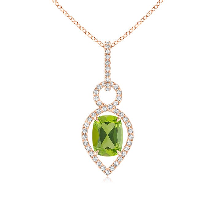 AAA - Peridot / 1.69 CT / 14 KT Rose Gold