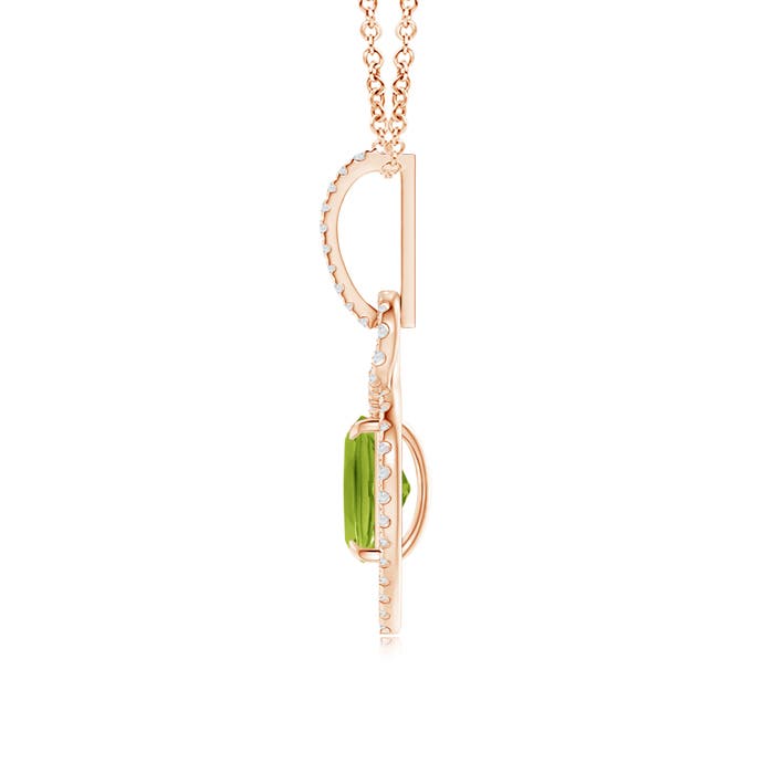 AAA - Peridot / 1.69 CT / 14 KT Rose Gold