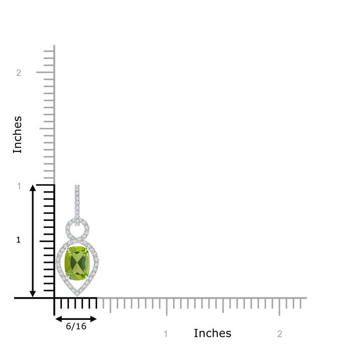 AAA - Peridot / 1.69 CT / 14 KT White Gold