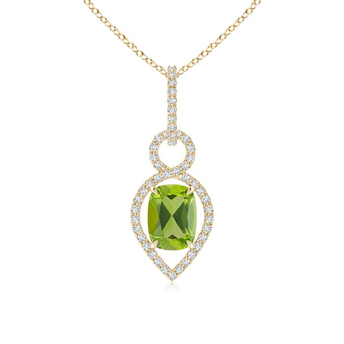 AAA - Peridot / 1.69 CT / 14 KT Yellow Gold