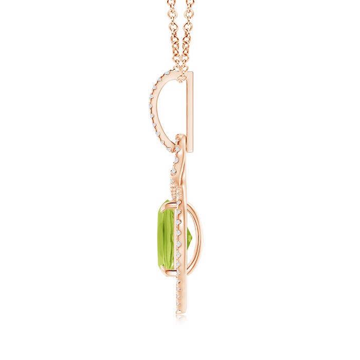 AA - Peridot / 2.37 CT / 14 KT Rose Gold