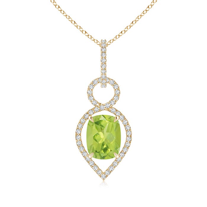 AA - Peridot / 2.37 CT / 14 KT Yellow Gold