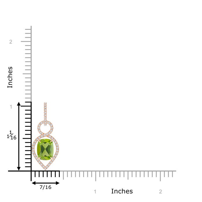 AAA - Peridot / 2.37 CT / 14 KT Rose Gold