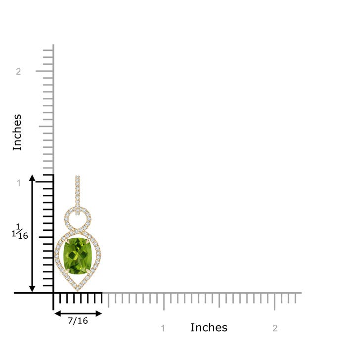 AAAA - Peridot / 2.37 CT / 14 KT Yellow Gold