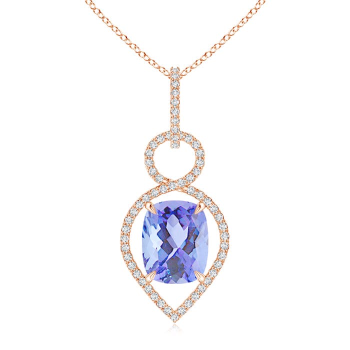 A - Tanzanite / 2.9 CT / 14 KT Rose Gold