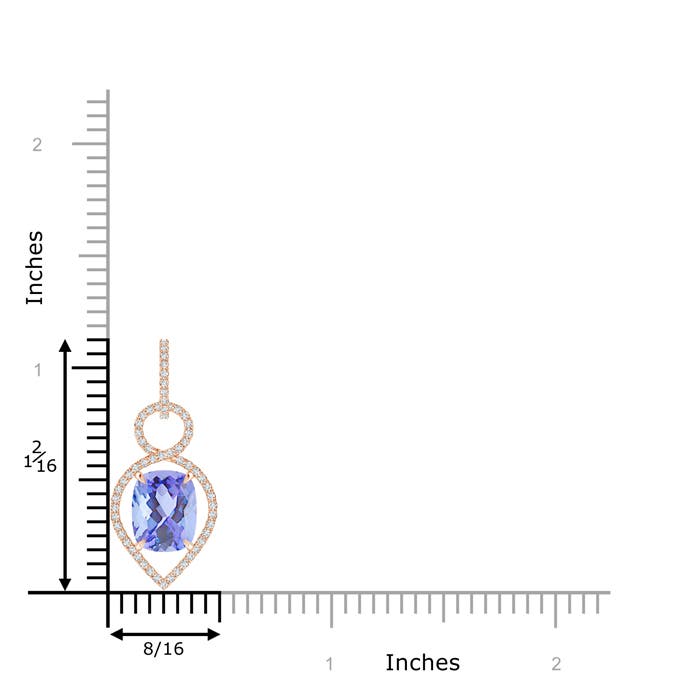 A - Tanzanite / 2.9 CT / 14 KT Rose Gold