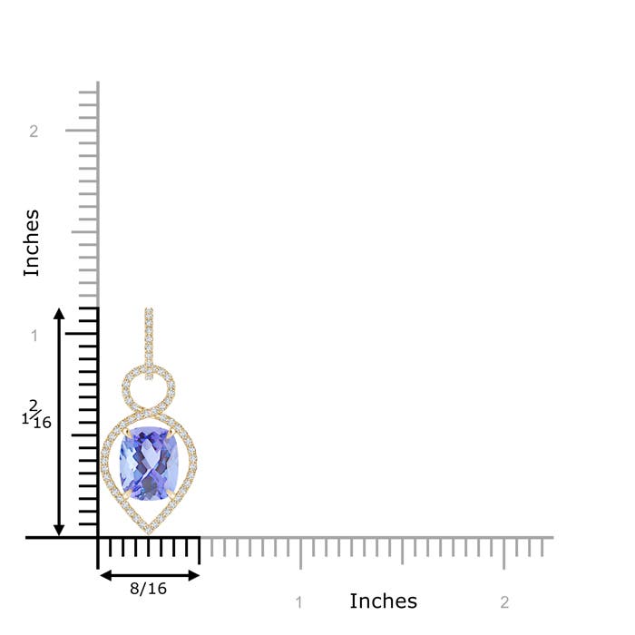 A - Tanzanite / 2.9 CT / 14 KT Yellow Gold