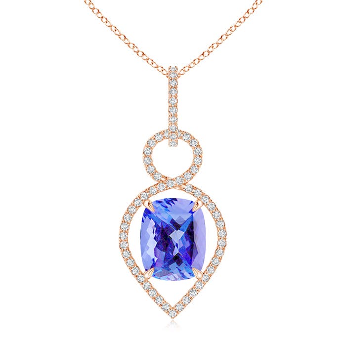 AA - Tanzanite / 2.9 CT / 14 KT Rose Gold