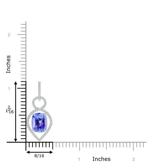 AA - Tanzanite / 2.9 CT / 14 KT White Gold