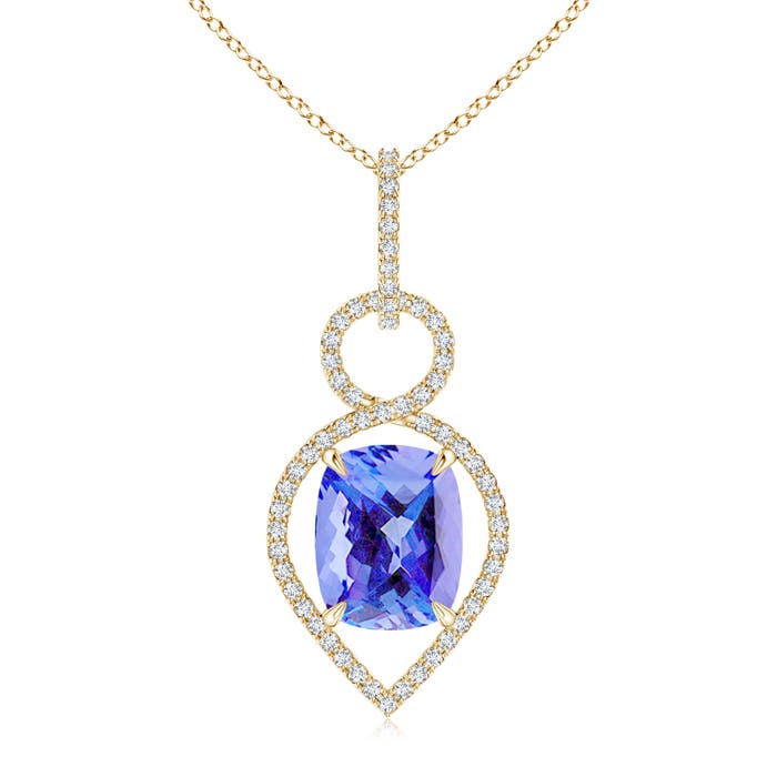 AA - Tanzanite / 2.9 CT / 14 KT Yellow Gold