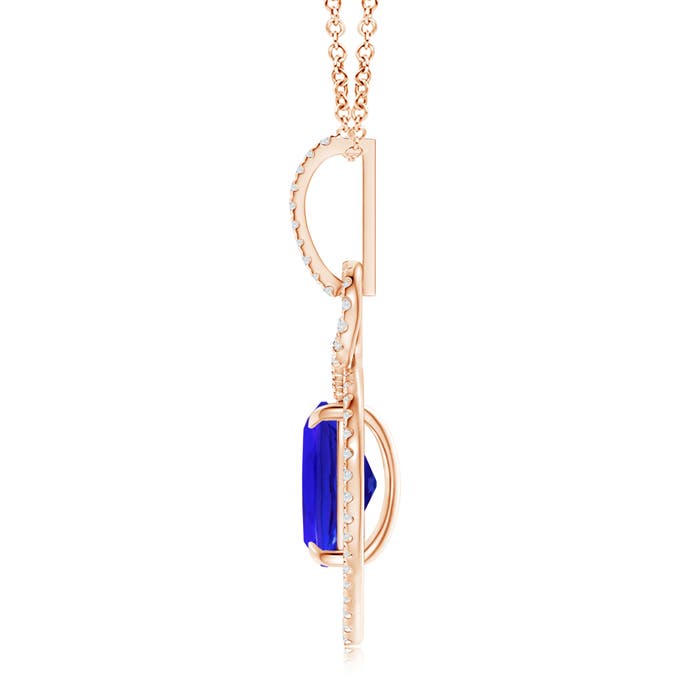 AAA - Tanzanite / 2.9 CT / 14 KT Rose Gold