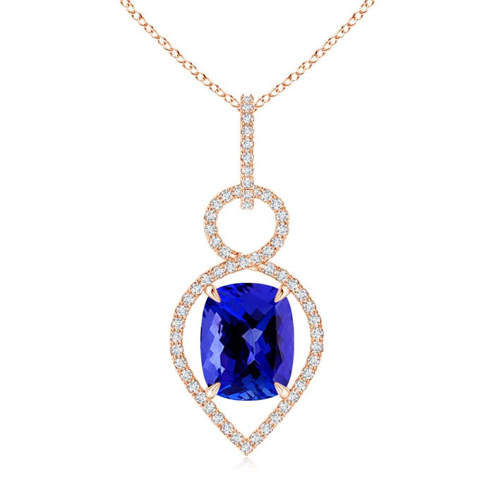 AAAA - Tanzanite / 2.9 CT / 14 KT Rose Gold