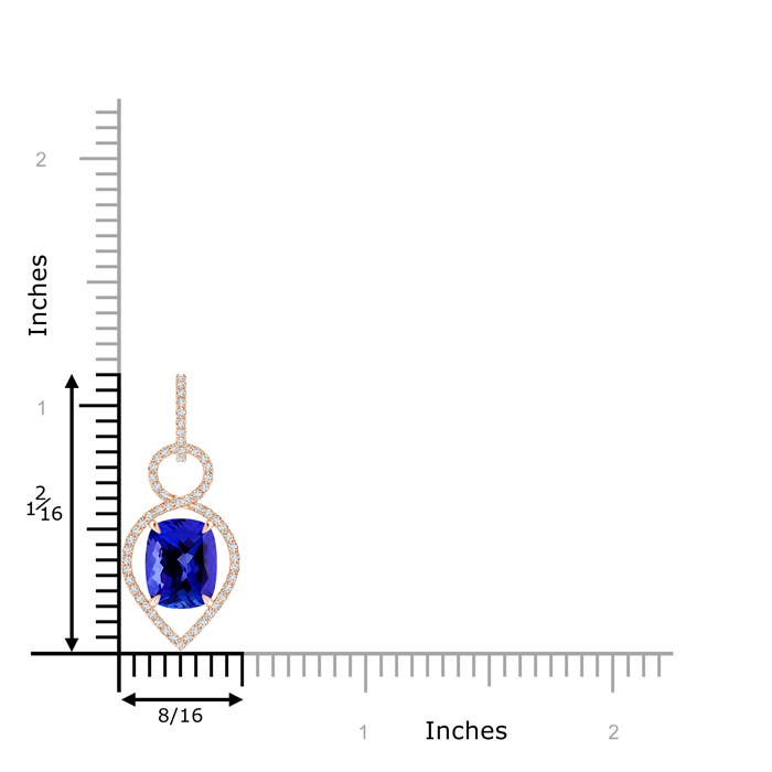 AAAA - Tanzanite / 2.9 CT / 14 KT Rose Gold