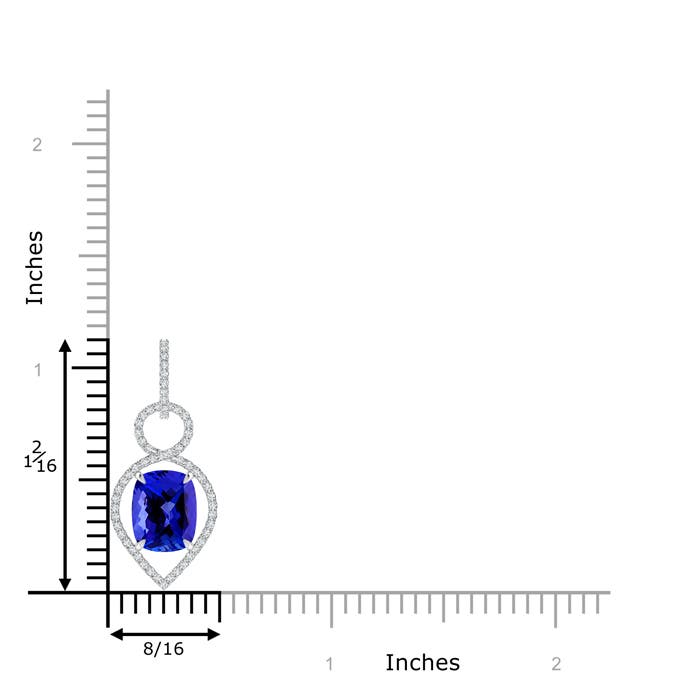 AAAA - Tanzanite / 2.9 CT / 14 KT White Gold