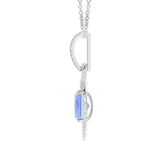 A - Tanzanite / 1.84 CT / 14 KT White Gold