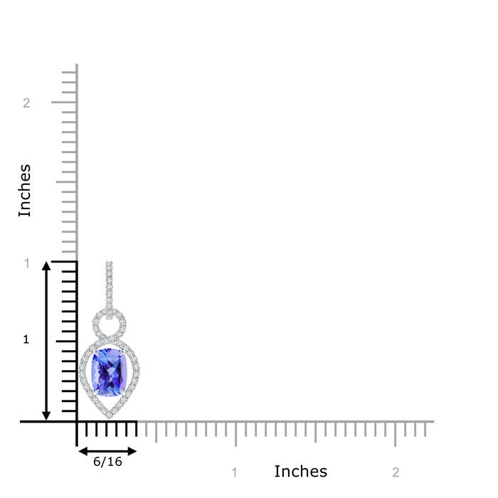 AA - Tanzanite / 1.84 CT / 14 KT White Gold