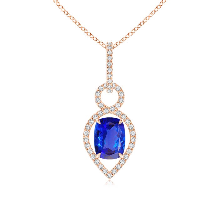 AAA - Tanzanite / 1.84 CT / 14 KT Rose Gold