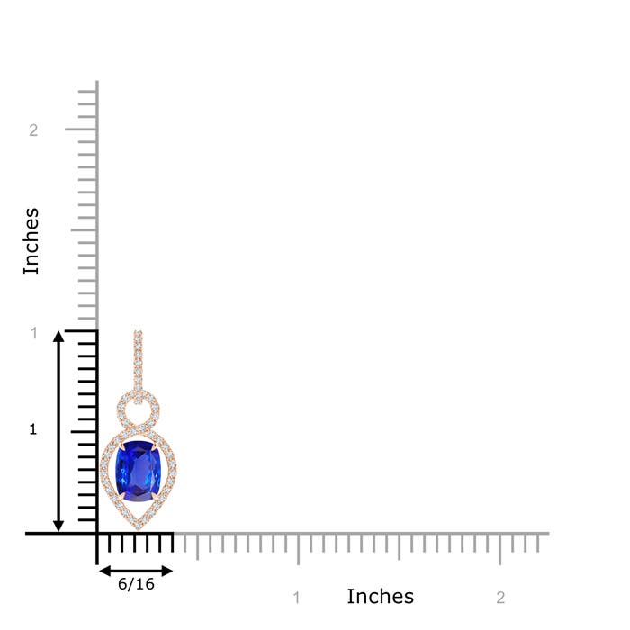 AAA - Tanzanite / 1.84 CT / 14 KT Rose Gold