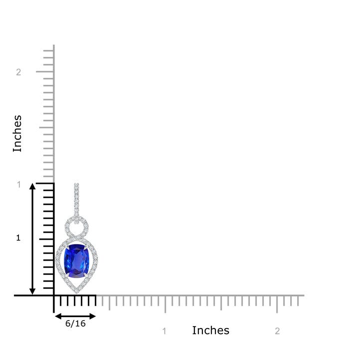 AAA - Tanzanite / 1.84 CT / 14 KT White Gold