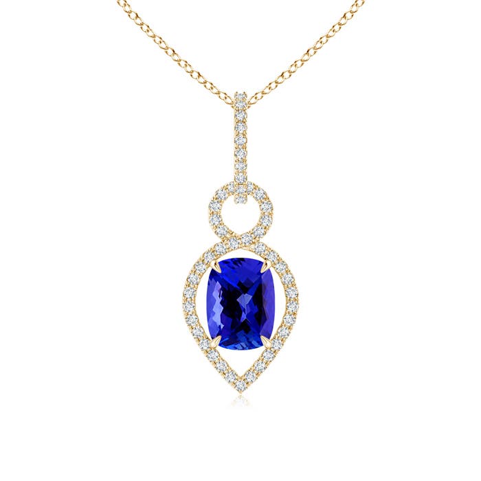 AAAA - Tanzanite / 1.84 CT / 14 KT Yellow Gold