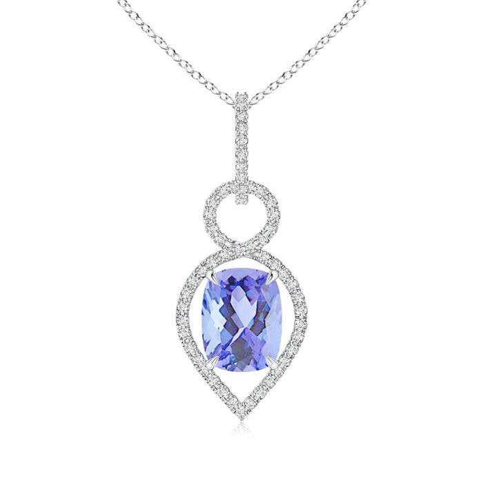 A - Tanzanite / 2.72 CT / 14 KT White Gold