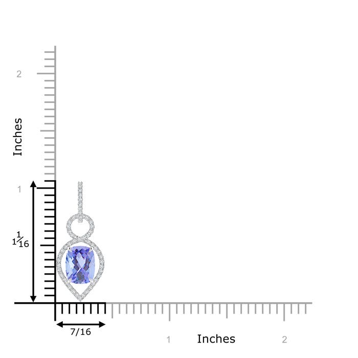 A - Tanzanite / 2.72 CT / 14 KT White Gold