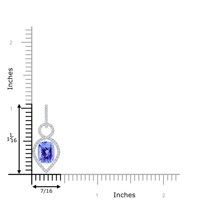 AA - Tanzanite / 2.72 CT / 14 KT White Gold