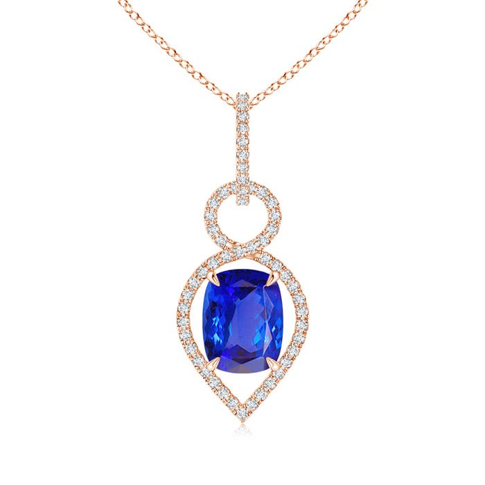 AAA - Tanzanite / 2.72 CT / 14 KT Rose Gold