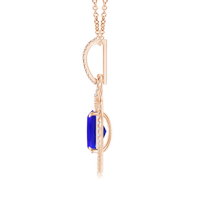 AAA - Tanzanite / 2.72 CT / 14 KT Rose Gold