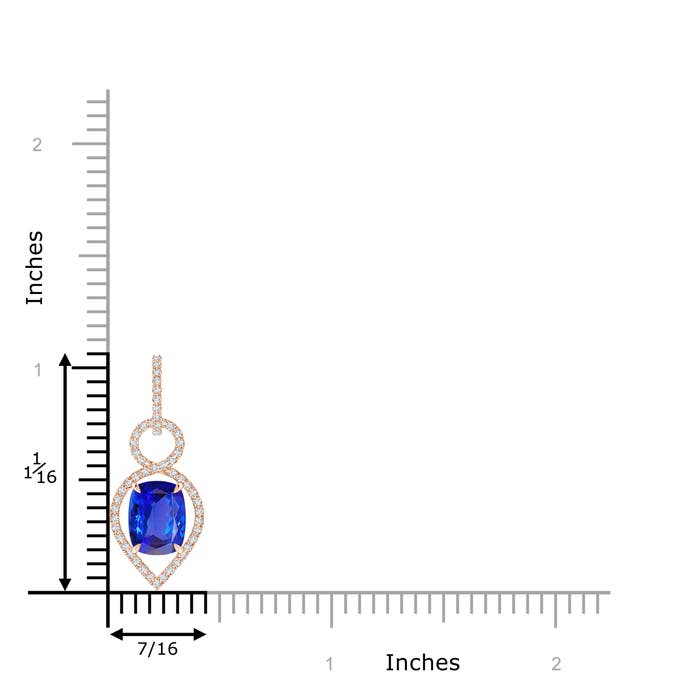 AAA - Tanzanite / 2.72 CT / 14 KT Rose Gold