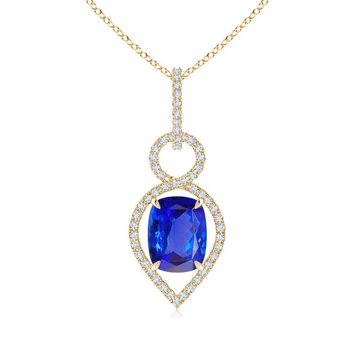 AAA - Tanzanite / 2.72 CT / 14 KT Yellow Gold