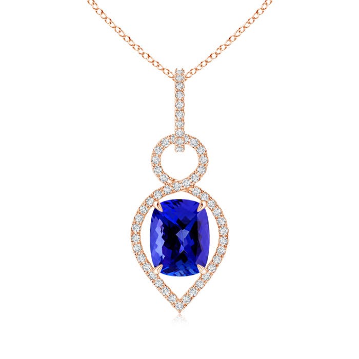 AAAA - Tanzanite / 2.72 CT / 14 KT Rose Gold