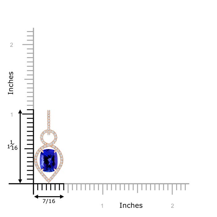 AAAA - Tanzanite / 2.72 CT / 14 KT Rose Gold