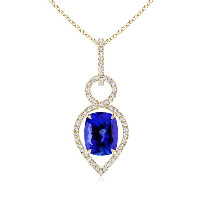 AAAA - Tanzanite / 2.72 CT / 14 KT Yellow Gold