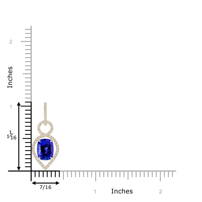 AAAA - Tanzanite / 2.72 CT / 14 KT Yellow Gold