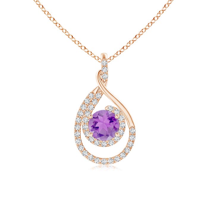 A - Amethyst / 1.12 CT / 14 KT Rose Gold