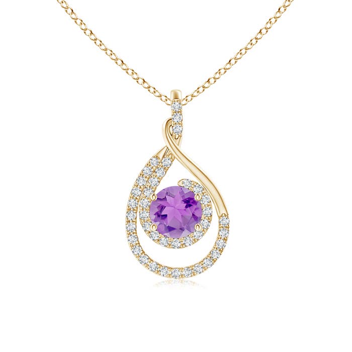 A - Amethyst / 1.12 CT / 14 KT Yellow Gold