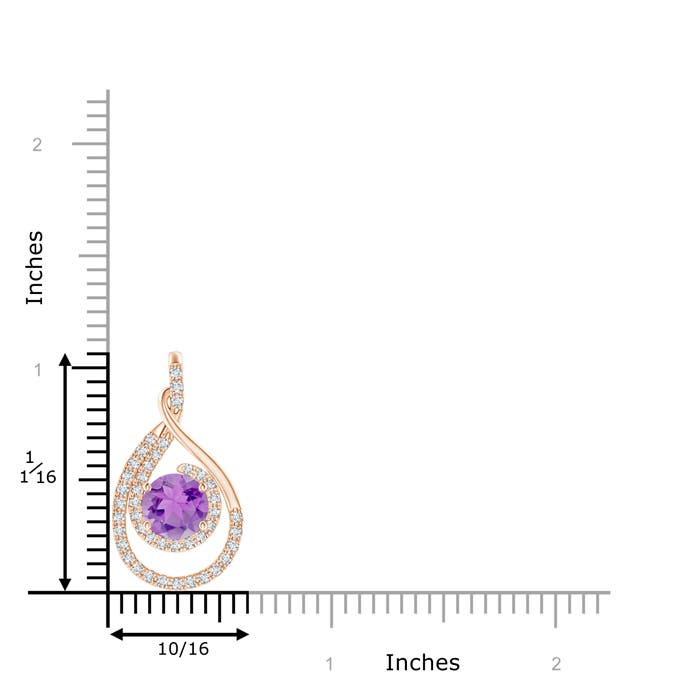 A - Amethyst / 1.58 CT / 14 KT Rose Gold