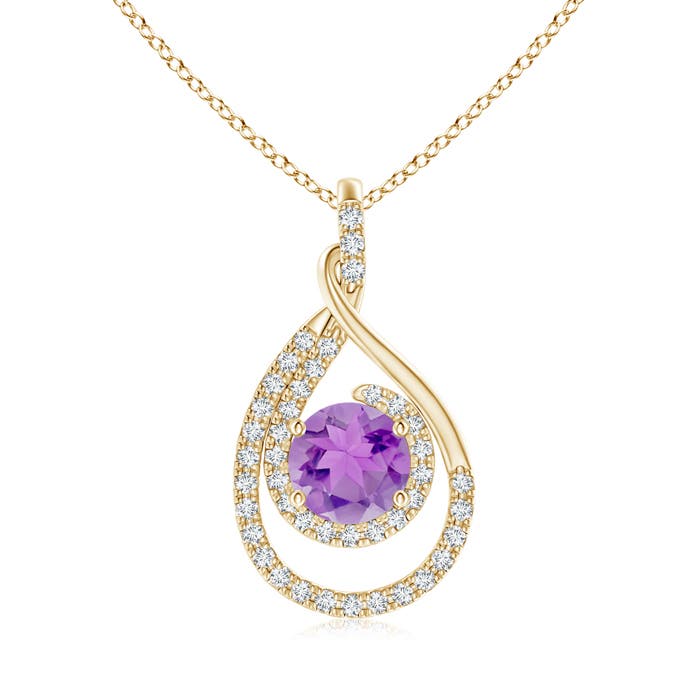 A - Amethyst / 1.58 CT / 14 KT Yellow Gold