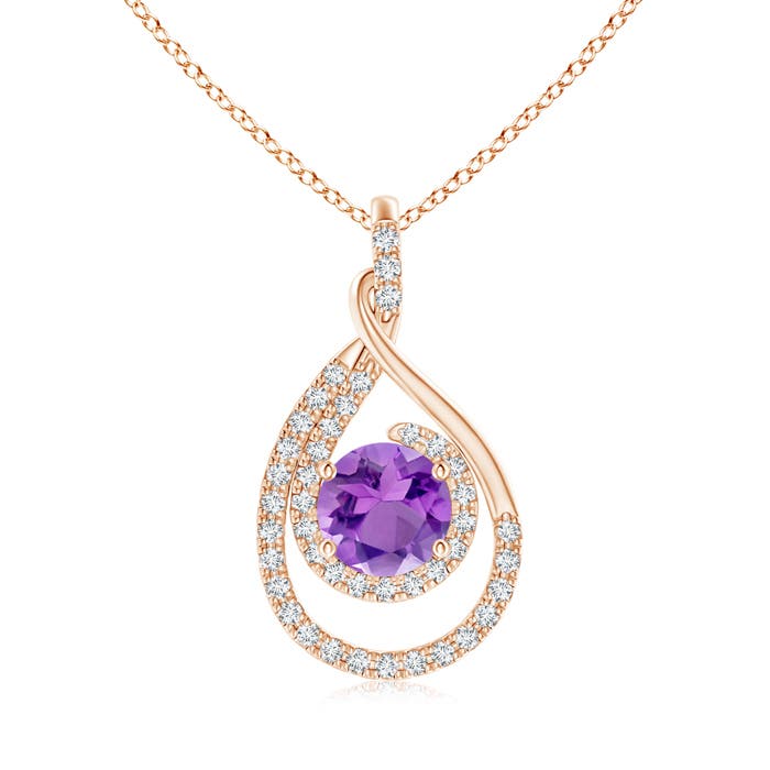 AA - Amethyst / 1.58 CT / 14 KT Rose Gold